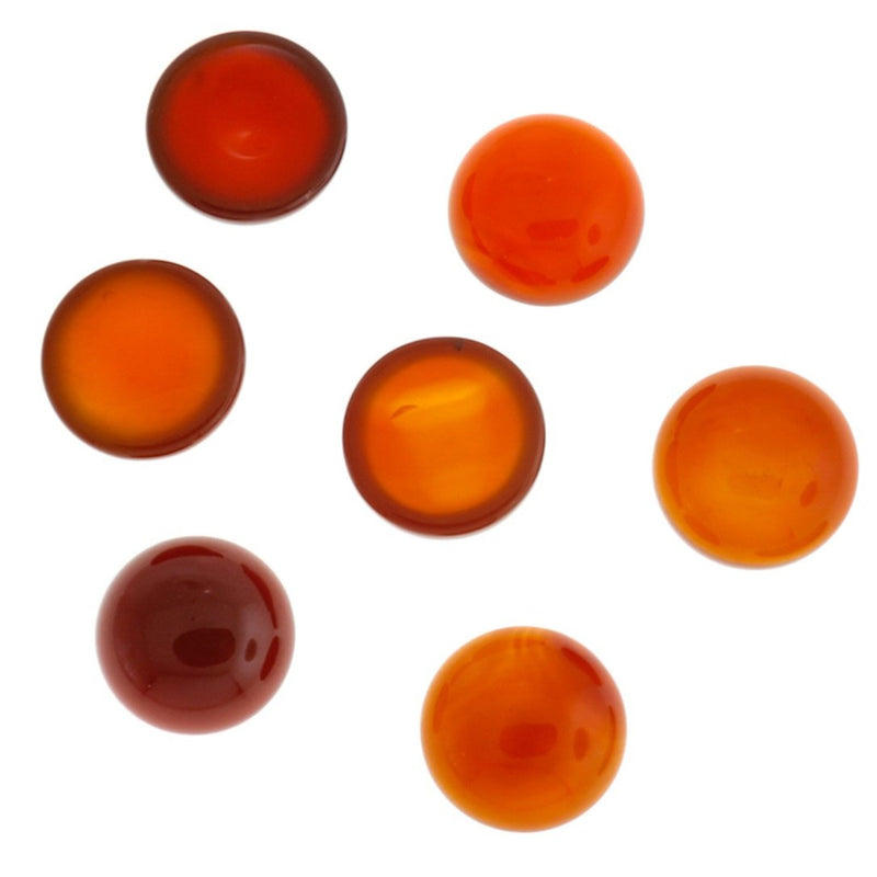 4 Natural Gemstone Cabochon Seals - 12mm - Choose Your Gemstone!