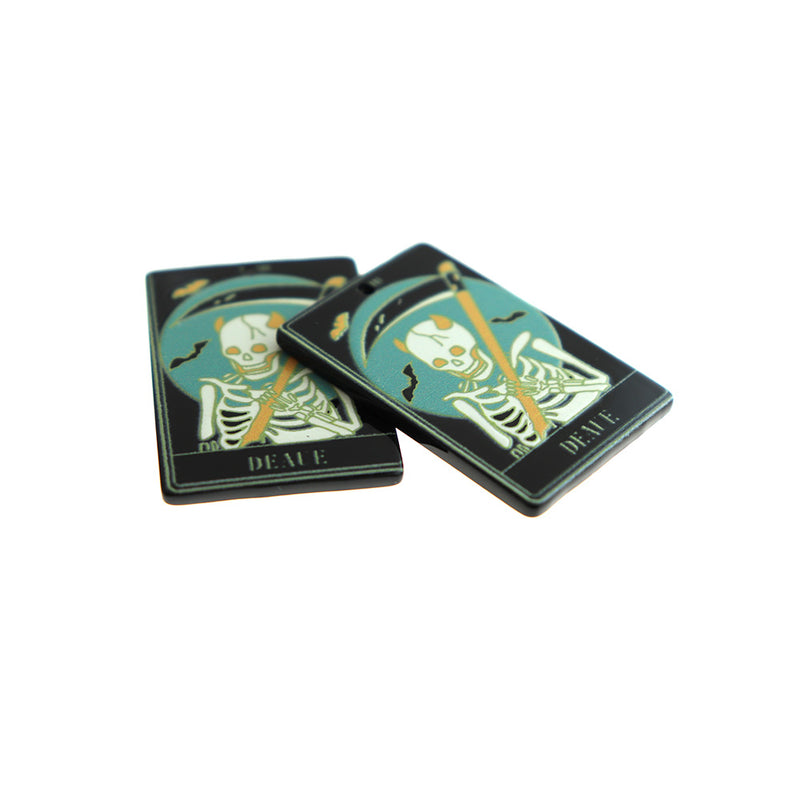 2 Tarot Card Acrylic Charms - Choose Your Card!