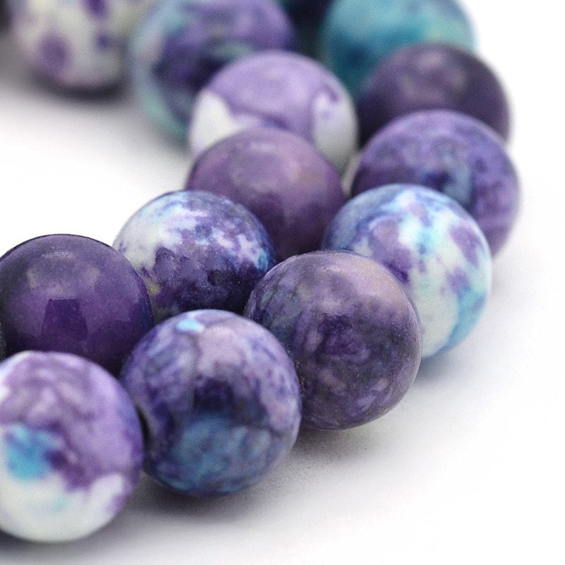 Round Synthetic Jade Beads - 6mm - 1 Strand 64 Beads - Choose Your Color!