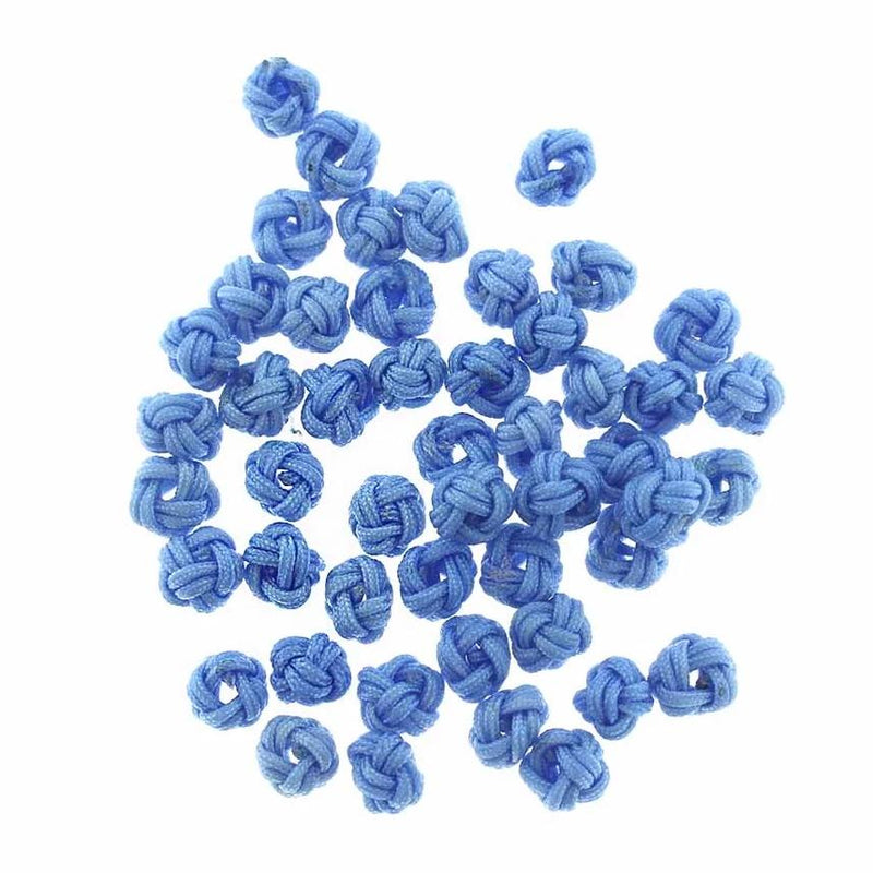 VENTE Perles rondes en polyester 5 mm x 6 mm - Vert forêt - 20 perles - BD424