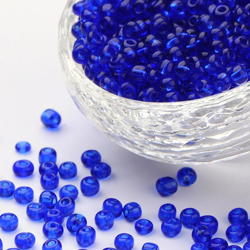 600 Seed Glass Beads - 6/0 4mm - 50 grams - Choose Your Color!