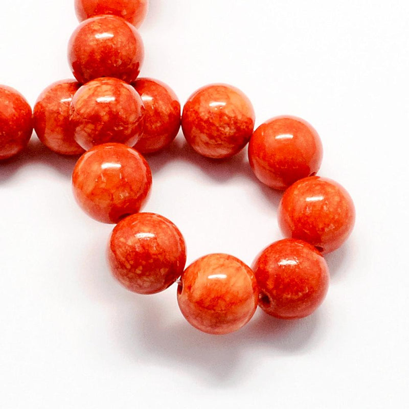 20 Round Natural Jade Beads - 4mm - Choose Your Color!