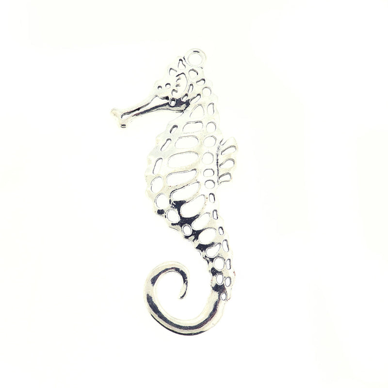 Seahorse Antique Silver Tone Charm - SC601