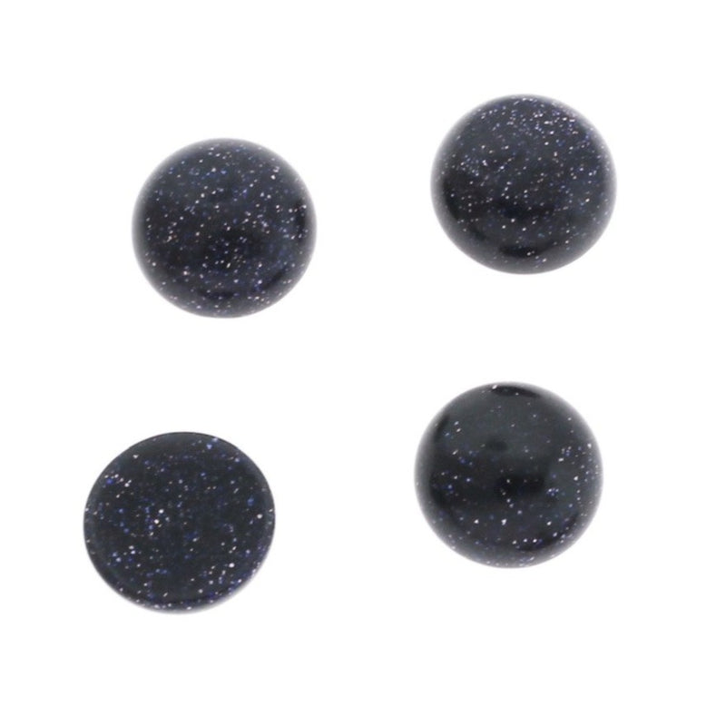 Joints Cabochon Imitation Turquoise Gemme 10mm - 4 Pièces - CBD003-A