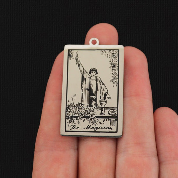 The Magician Tarot Card Titanium Steel Charm - SSP643