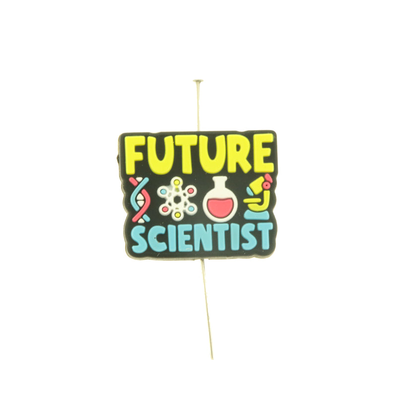 2 Future Scientist Silicone Focal Beads - BDS141