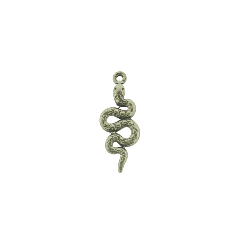 2 Snake Stainless Steel Charms - SSP728