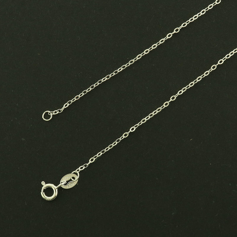 Sterling Silver Cable Chain Necklace - 1.5mm Thick - Choose Your Size!