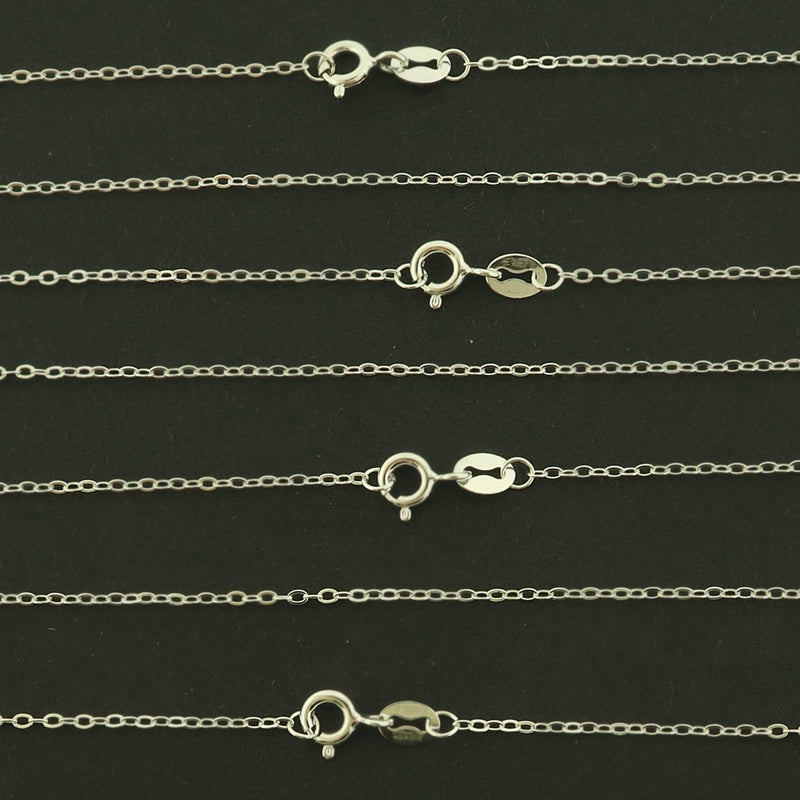 Sterling Silver Cable Chain Necklace - 1.5mm Thick - Choose Your Size!