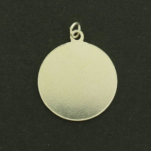 Round Sterling Silver Stamping Blank - 15mm - 1 Tag - ST297