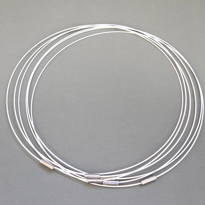 Steel Wire Necklace - 19.6" - 1mm Thick - Choose Your Color & Quantity!