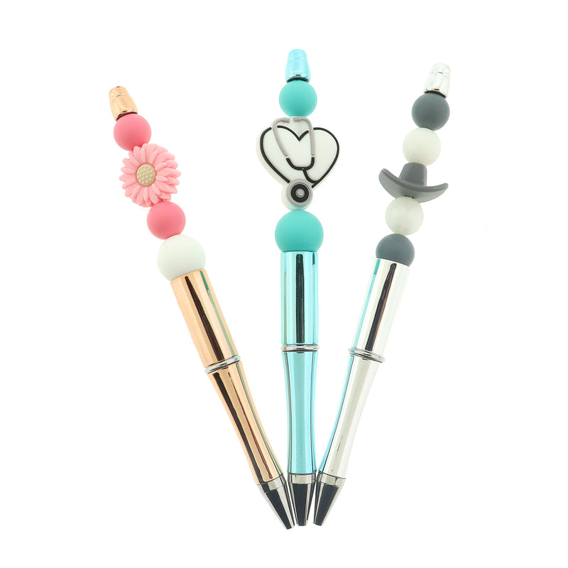 Focal Bead Pen Base - 150mm - 1 Base - Choose Your Color