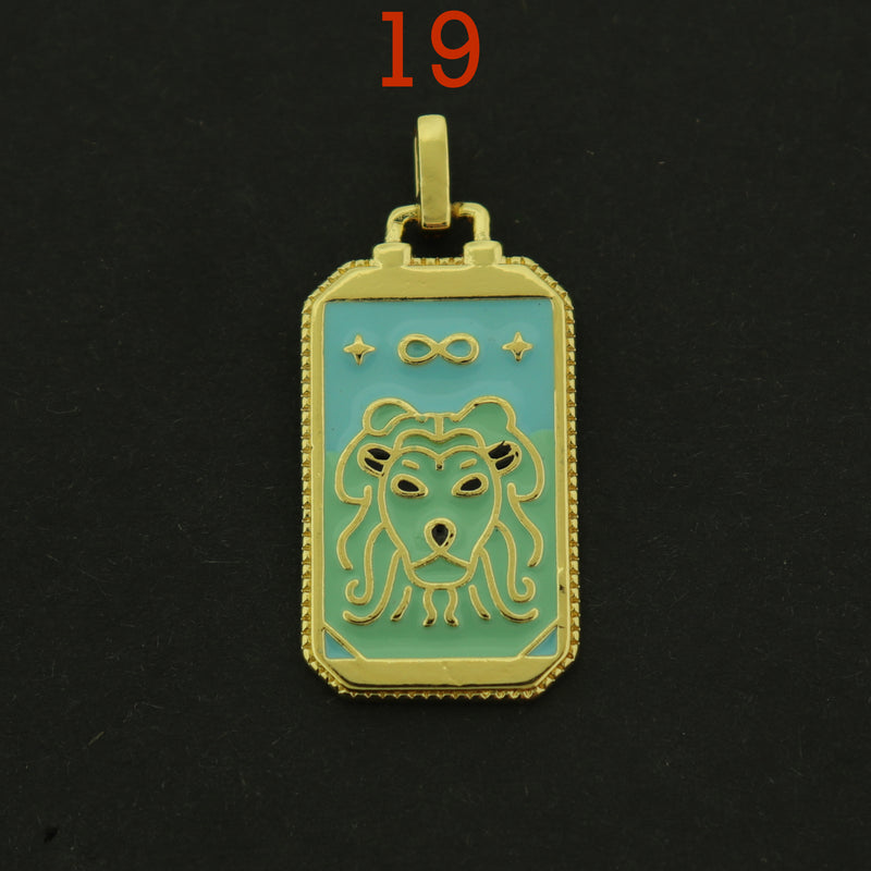 18k Gold Tarot Card Charm - 19 Different Designs - 18k Gold Plated - Choose Your Design