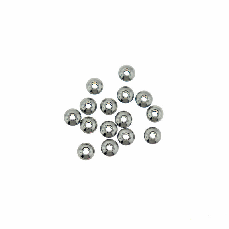 6.5mm Cube Symbol Beads, White (500 Pieces)