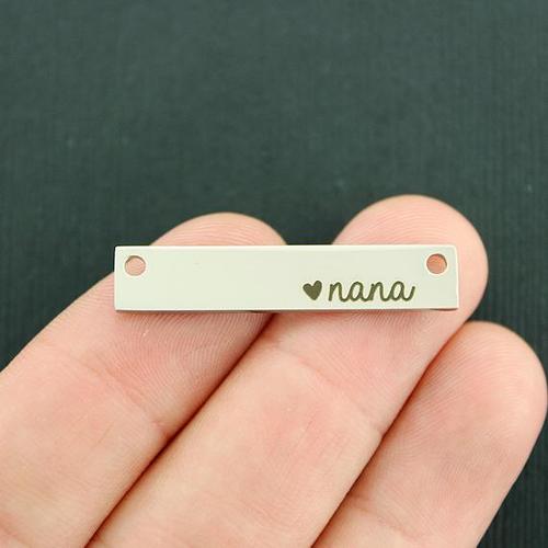 Nana Stainless Steel Connector Charms - BFS017-7586