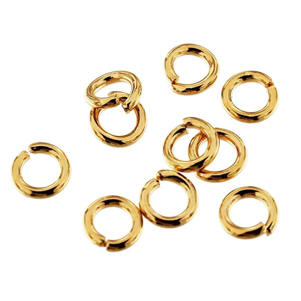 0.4-0.8mm Brass Jump Rings Close but Unsoldered Multi-Color for Jewelry  Making