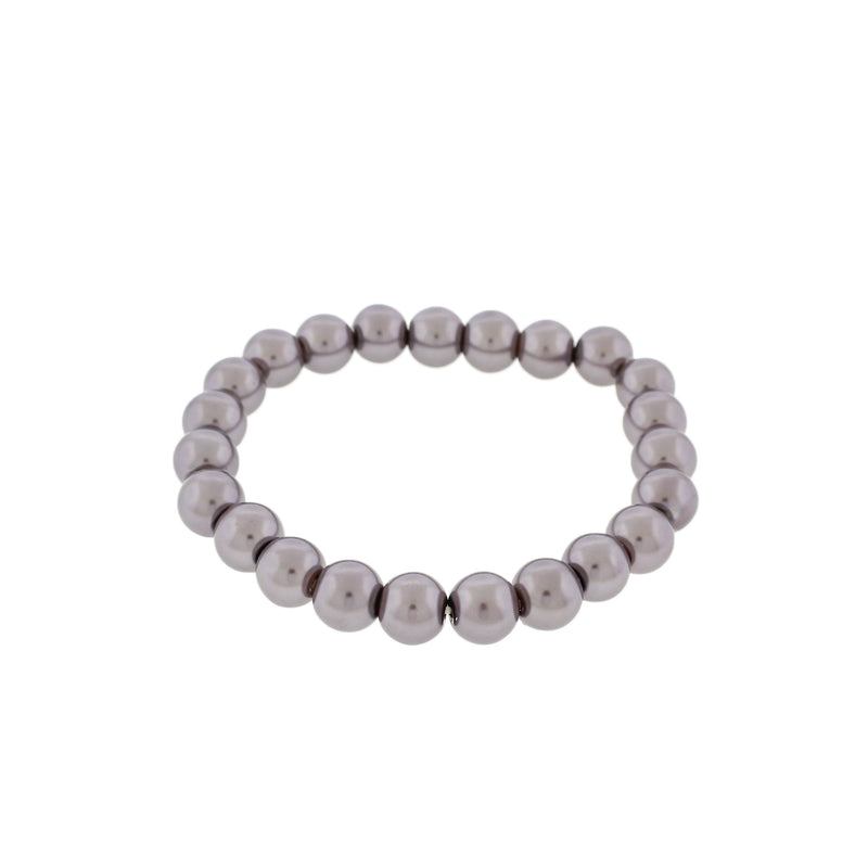 Round Glass Bead Bracelet - 8mm / 55mm - Choose Your Color!