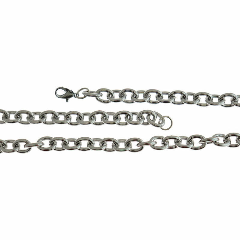 Stainless Steel Cable Chain Necklace 21" - 2mm - Choose Your Quantity!