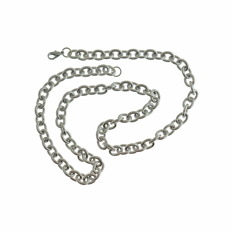 Stainless Steel Cable Chain Necklace 21" - 2mm - Choose Your Quantity!